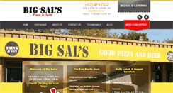 Desktop Screenshot of bigsalspizza.com
