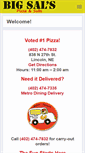 Mobile Screenshot of bigsalspizza.com
